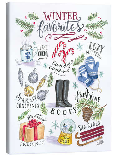 Tableau sur toile Winter Favourites