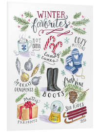 Tableau en PVC Winter Favourites