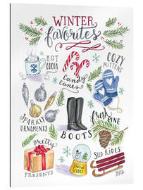 Tableau en plexi-alu Winter Favourites