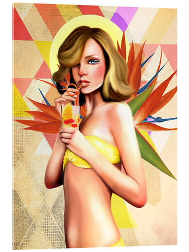 Acrylic print Summer Cocktail