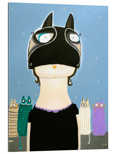 Gallery print Käthe Moschilak Wearing a Cat Mask