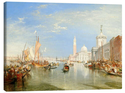 Canvas-taulu Venice, The Dogana and San Giorgio Maggiore