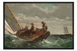 Gerahmter Kunstdruck Starke Brise