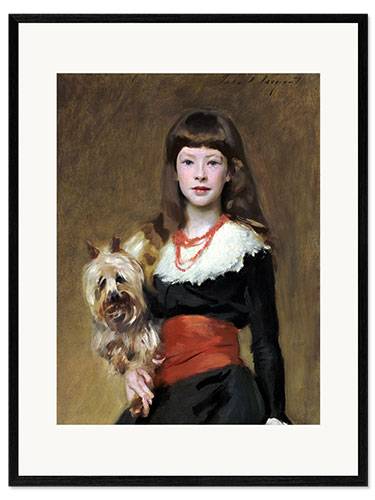 Gerahmter Kunstdruck Miss Beatrice Townsend