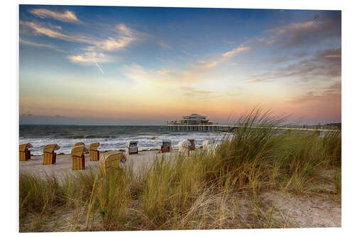 PVC-tavla Timmendorfer beach on the Baltic coast