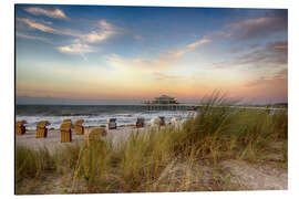 Magnettafel Timmendorfer Strand an der Ostsee Küste