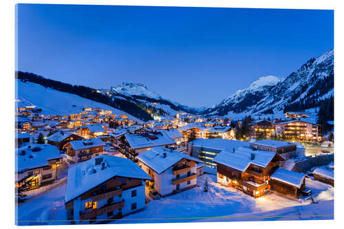 Acrylic print Lech am Arlberg