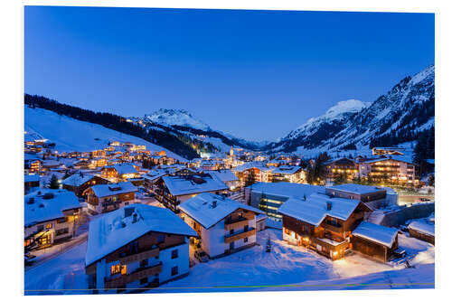 Tableau en PVC Lech am Arlberg