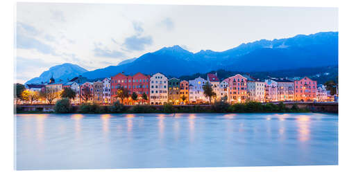 Acrylic print Innsbruck in Tyrol