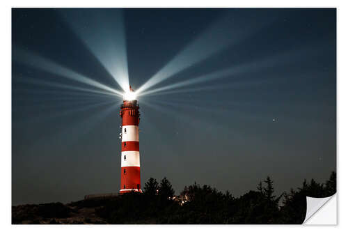 Vinilo para la pared Faro en Amrum