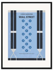 Gerahmter Kunstdruck Wall Street