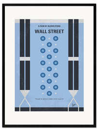 Gerahmter Kunstdruck Wall Street