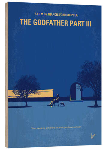 Wood print The Godfather Part III