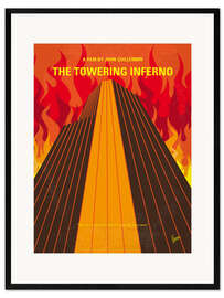 Ingelijste kunstdruk The Towering Inferno