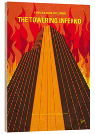 Cuadro de madera The Towering Inferno