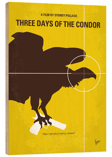 Hout print Three Days Of The Condor