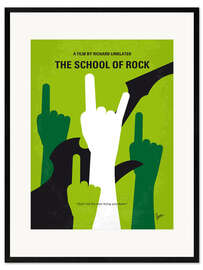 Impressão artística com moldura The School Of Rock