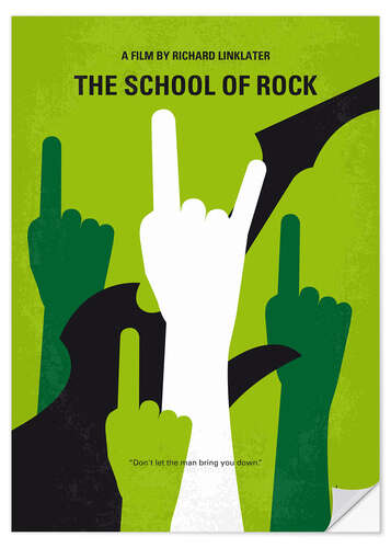 Selvklebende plakat The School Of Rock