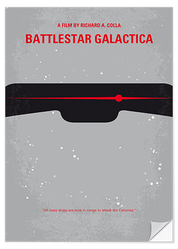 Naklejka na ścianę Battlestar Galactica