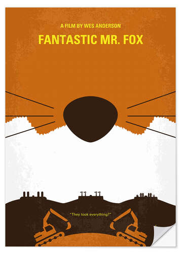 Muursticker Fantastic Mr. Fox
