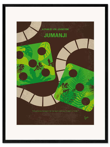 Gerahmter Kunstdruck Jumanji