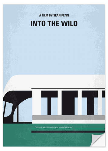 Selvklebende plakat Into the Wild