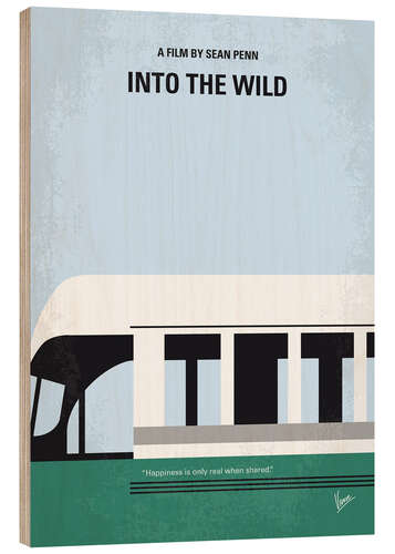 Cuadro de madera Into the Wild