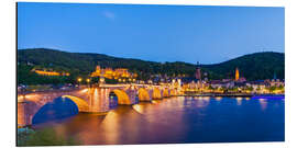 Aluminium print Cityscape of Heidelberg