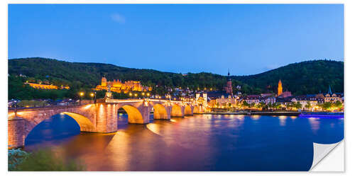 Naklejka na ścianę Cityscape of Heidelberg