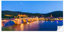 Naklejka na ścianę Cityscape of Heidelberg