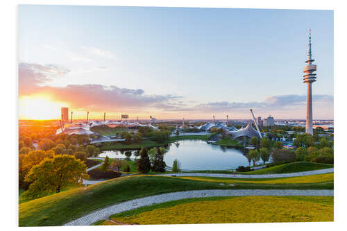 Foam board print Olympiapark in Munich