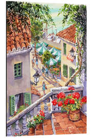 Magnettafel Schritte zum Hafen