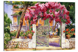 Aluminium print Bougainvillea Villa