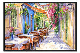 Gerahmter Kunstdruck Zeit für Tapas