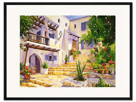 Gerahmter Kunstdruck Villa Maria