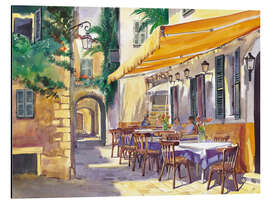 Magnettafel Café in der Provence