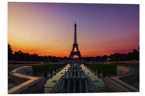 Foam board print Eiffel Tower Paris