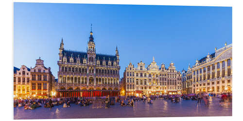 Foam board print Grand Place in Brussels