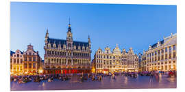 Foam board print Grand Place in Brussels