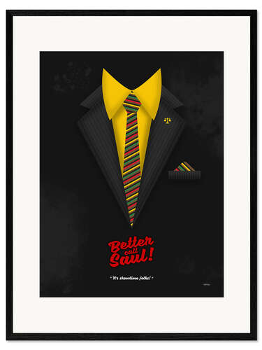 Ingelijste kunstdruk Better Call Saul - It's Showtime Folks
