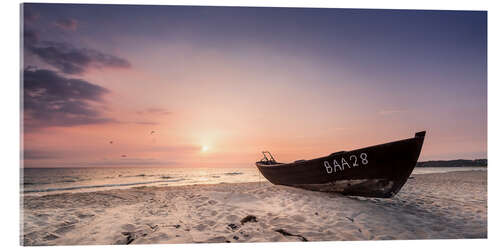 Acrylic print Lonely Boat #4 | Rügen | Germany