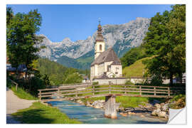 Wall sticker Chapel in Ramsau in Bavaria