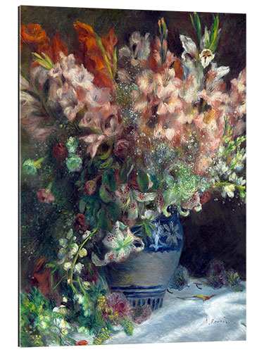 Galleritryck gladioli in a vase