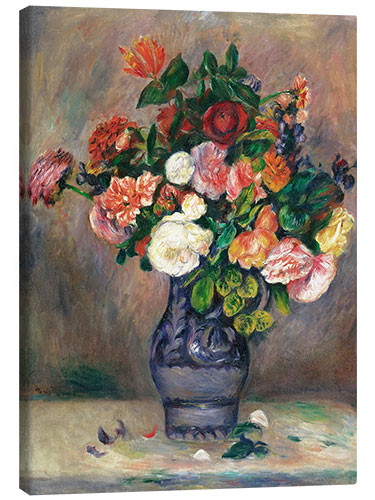 Tableau sur toile Fleurs dans un vase