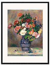 Inramat konsttryck Flowers in a Vase