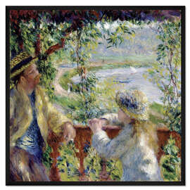 Gerahmter Kunstdruck Beim Wasser