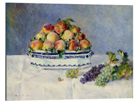 Magnettafel Stillleben mit Pfirsichen und Trauben