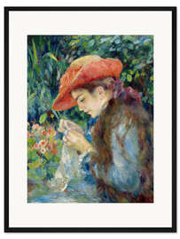 Gerahmter Kunstdruck Mademoiselle Marie Therese