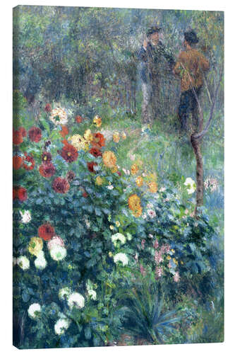 Canvas-taulu The Garden in the Rue Cortot Montmartre