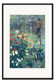 Gerahmter Kunstdruck Der Garten in der Rue Cortot Montmartre